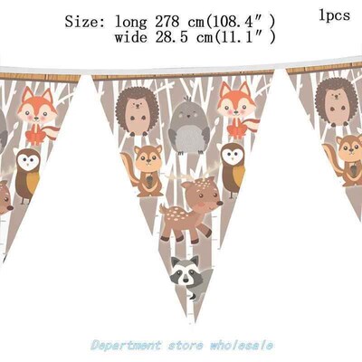 gift boutique woodland animal creatures ableware 7inch plat