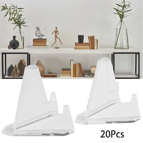 10/20pcs Acrylic Display Stand Transparent Triangle