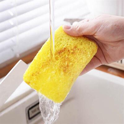 Cellulose dish sponge magic eraser kitchen cleaning stain re