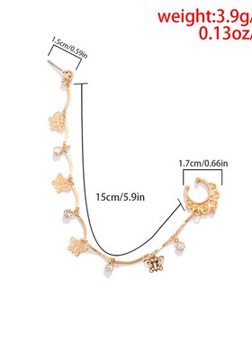 Fashion Personality Punk For Women Earring Geometric Tassel