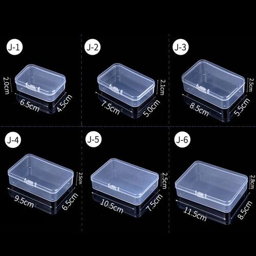 Mini Boxes Rectangle Plastic Storage Box Practical Frosted T