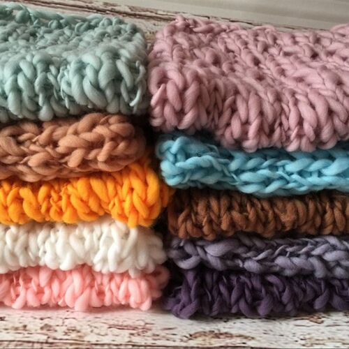 50*50cm   Handcraft Acrylic Fiber Blanket Basket Stuffer Fil