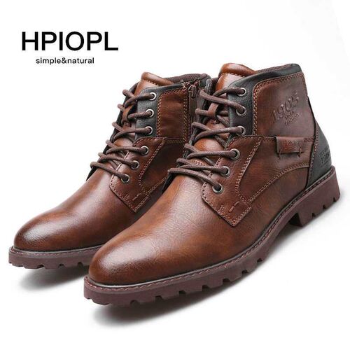 3998 Martin Boots Mens Boots Large Size Zipper Short Boots