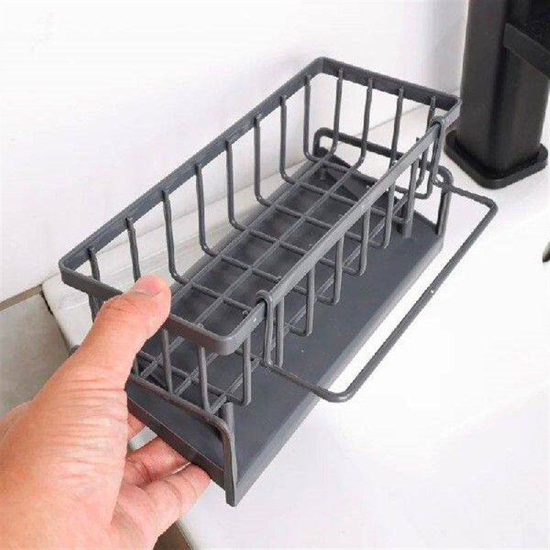 Kitchen Sink Drain Rack Sponge Soap Drainer Storage Holder图片
