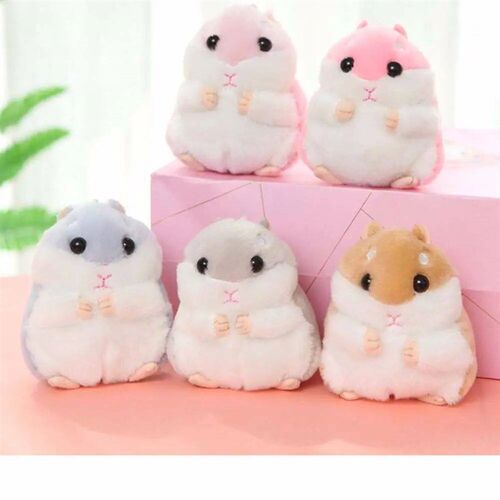 Kids Toy Birthday Gifts Key Chain Hamster Animal Bag Pendant
