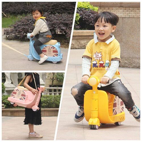 18 inch Lovely animal boy vs girl suitcase Can sit to ride C