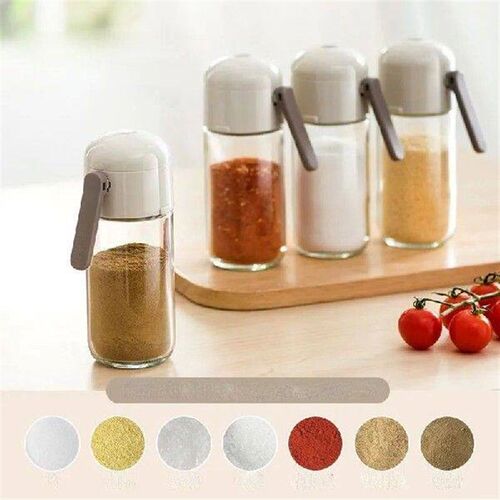 Quantitative Salt Jar Seasoning Jar Household Glass