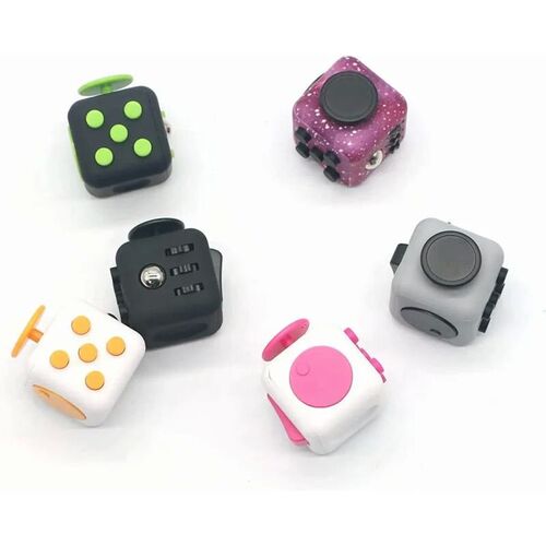 Creative Solid Color Fidget Dice handheld cube Release Stres