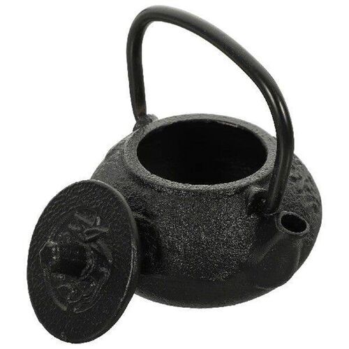 Pig Iron Cast Teapot Office Decor Insulated Vintage Home