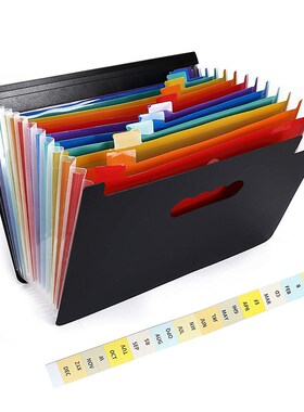 Expanding File Folder A4 Letter Size Portable Docut Holder w