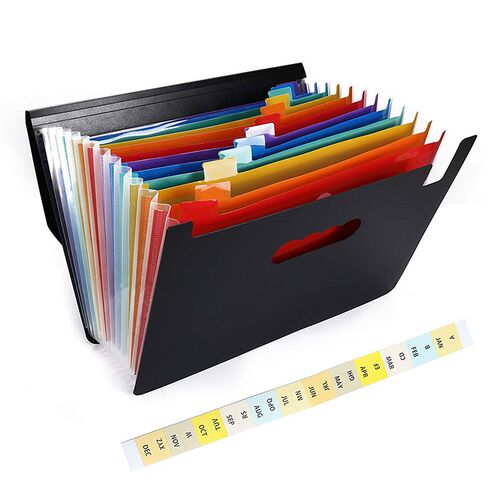 Expanding File Folder A4 Letter Size Portable Docut Holder w