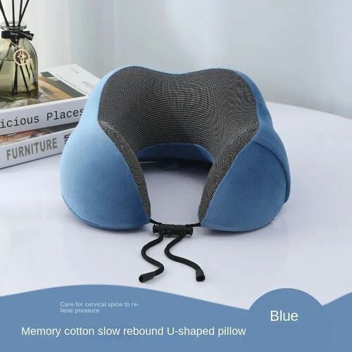 U Shaped Memory Foam Neck Pillows Soft Travel Pillow Massage