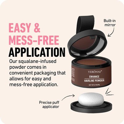 Hairline Powder Instantly Conceals Hair Root Touch Hair Powd