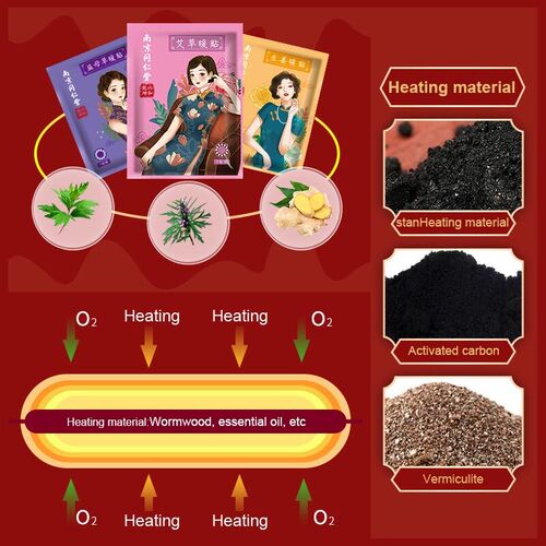 10PCS Warmer Heating Pad Wormwood Plant Stick Winter Warm Ba