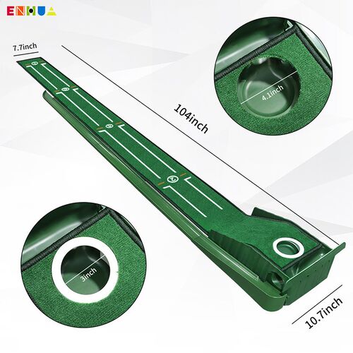Putting Mat Golf Indoor, Carpet Mini Putting Ball Pad Practi