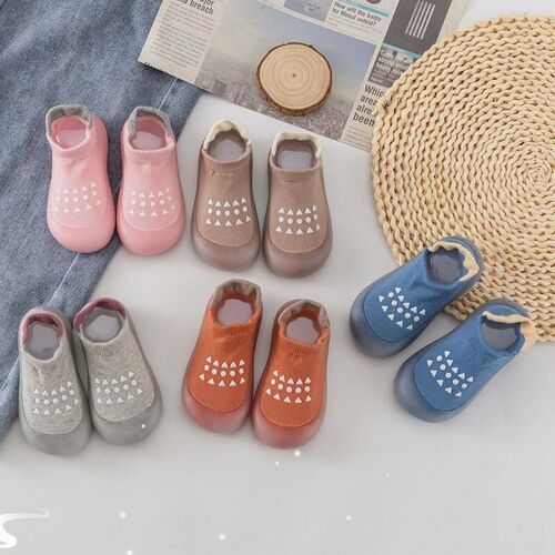Baby Shoes Kids Soft Rubber Sole First Walkers Children Sock