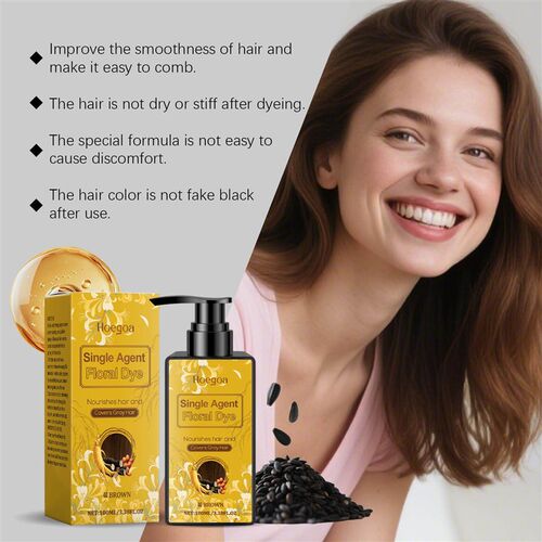 HOEGOA Brown Hair Dye - Gentle Ingredients Nourish and Softe