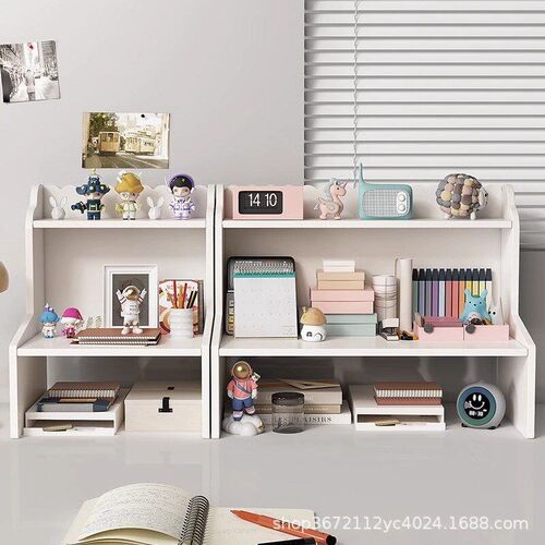 Small desktop bookshelf home desk storage rack
