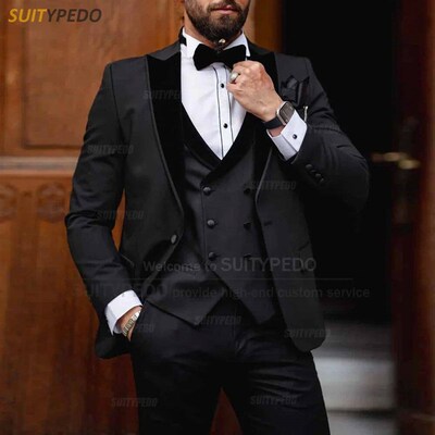 Formal Suit Sets For Men Fashion Banquet Tailor-made Slim
