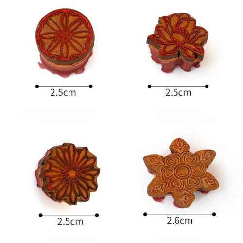 Pottery Tools Sponge Stamp Washable Creative Clay Painting