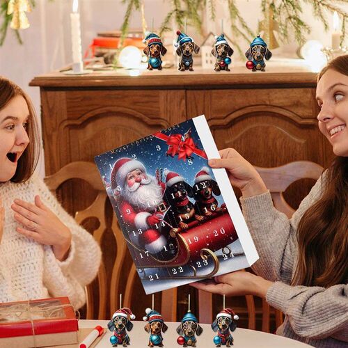 2024 Advent Calendar 2024 Dachshunds Christmas Vacation Adve