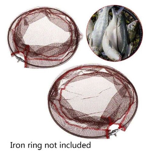 Fishing Net Mesh Bag Silicone Landing Net Tackle