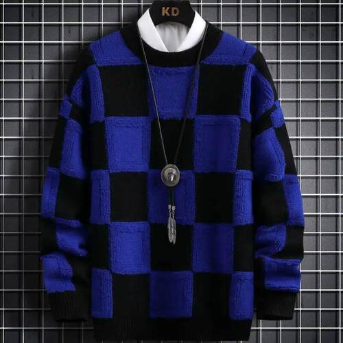 New Fall Winter Korean Style Mens Pullovers Sweaters High Qu