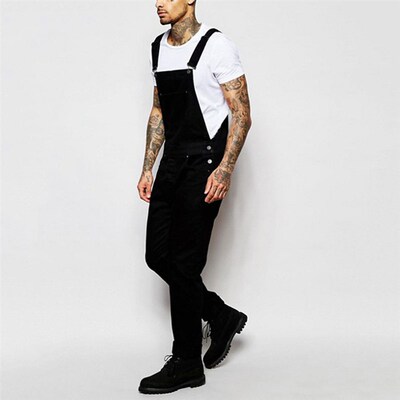 Wish Fashion Mens Sling Denim Pants Ripped Jeans Trousers