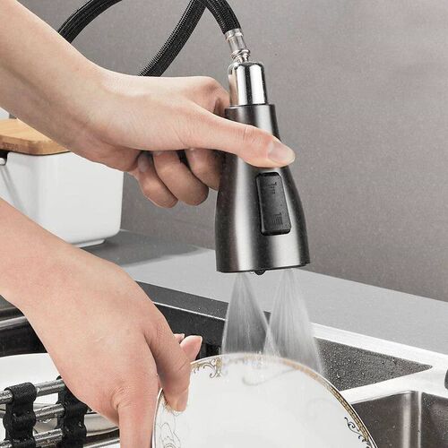 Kitchen Faucet Single Hole Pull Out Spout Kitchen Sink Mixer