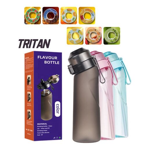 650ml Air Taste Buds Flavored Water Bottle with 1/3 Taste Po