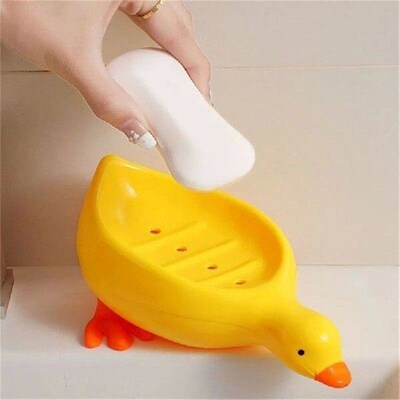 Innovative Yellow Duck Soap Holder Kitchen Sink Organizes