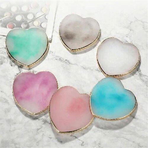 Nail Pallet for Nail Art Small Heart Shape Color Mixing