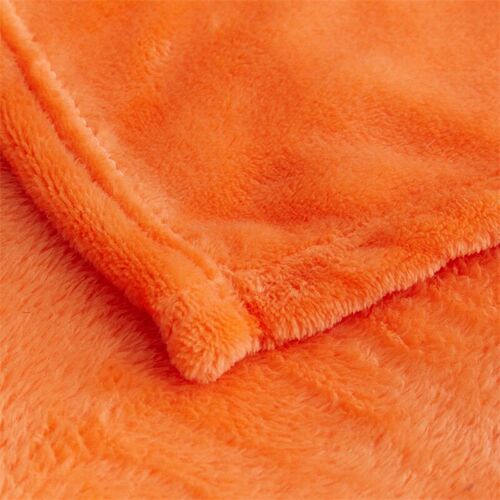 Solid color thickened blanket, coral fleece gift blanket