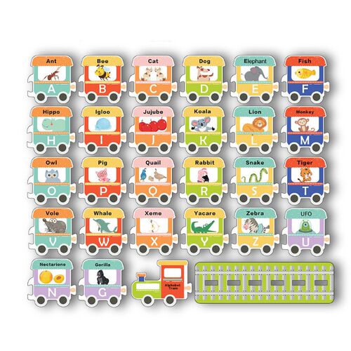 Baby Toys Train Letter Bath Toys for Kids Soft EVA Foam Anim
