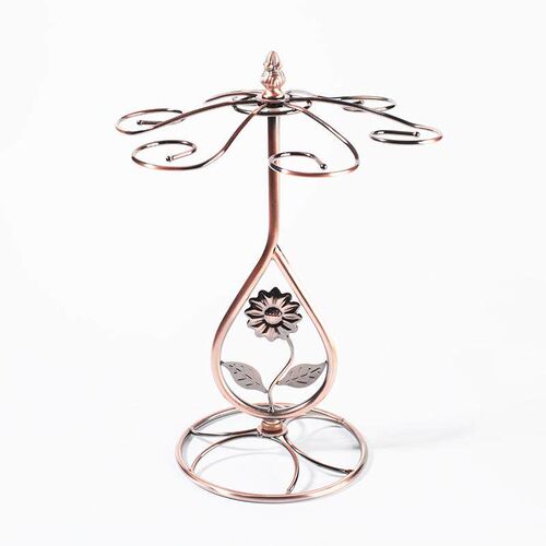 Glass holder home restaurant decoration iron art living room