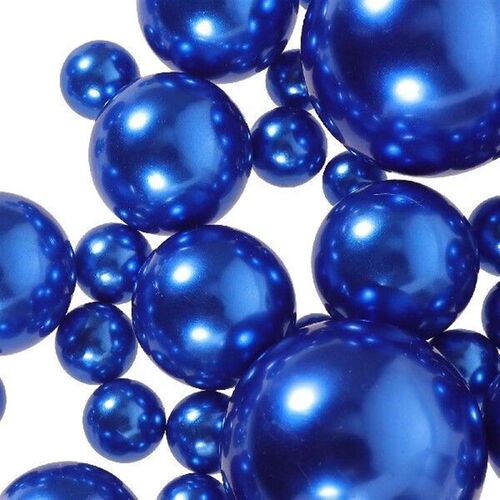 Dark Blue Floating Pearl Vase Decoration Decorations for