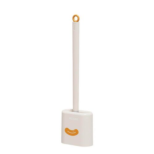 Wall-mounted toilet brush and plunger, a 2-in-1 bathroom cle