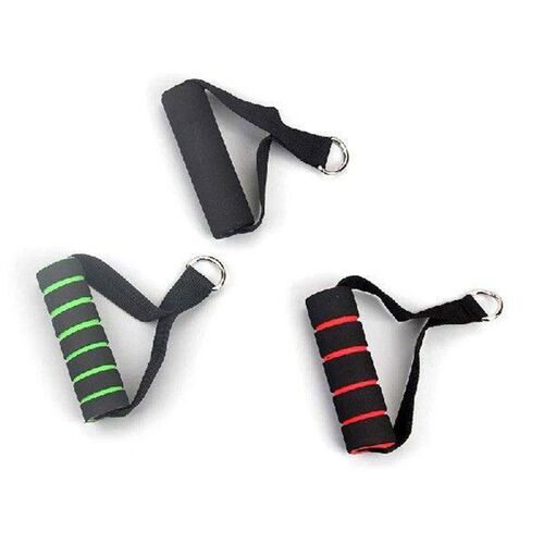 D-Ring Metal Gym Handles Grip Workout Heavy Duty Cable