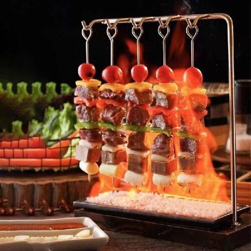 Creative restaurant skewers Western style barbecue skewers