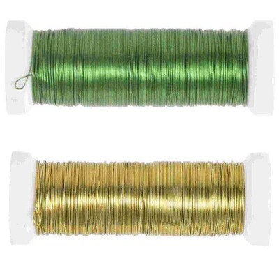 2 Rolls Flower Garland Arrangements DIY Stem Wires Crafting