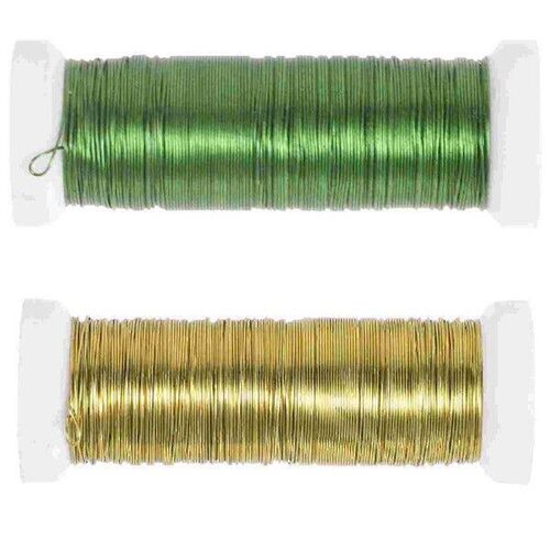 2 Rolls Flower Garland Arrangements DIY Stem Wires Crafting