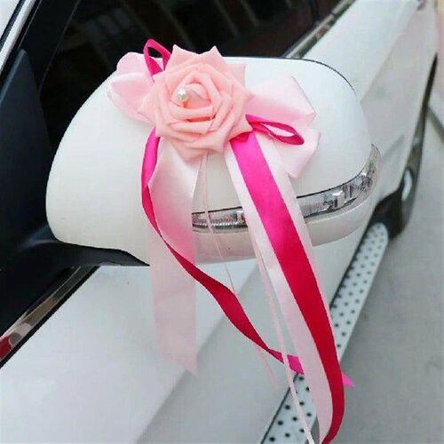 Antenna loops made of ribbon, car loops, decoration, car