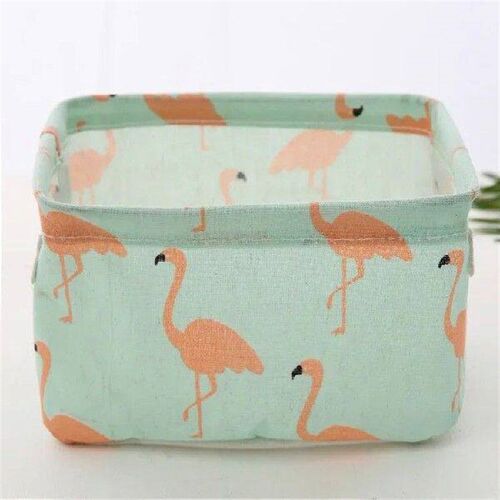 Cartoon Desktop Opslag Mand Leuke Flamingo Waterdichte