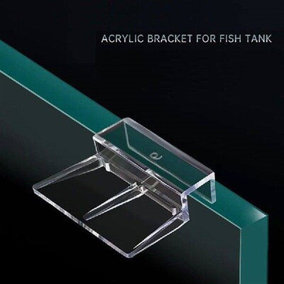 4PCS 6/8/10/12mm Aquarium Glass Cover Holder Acrylic