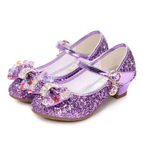 Children Princess Shoes New Spring Autumn Girls Sequins Wedd
