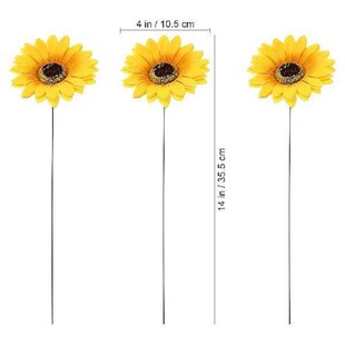 5 Pcs Sunflower Outdoor Garden Decorations Landscape