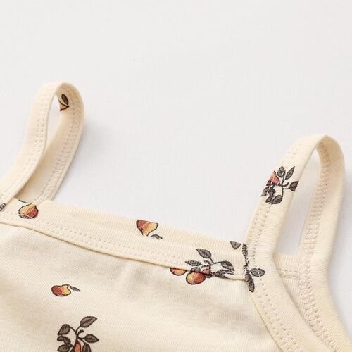 Newborn Baby Clothes Set Cotton Cherry Romper Headband