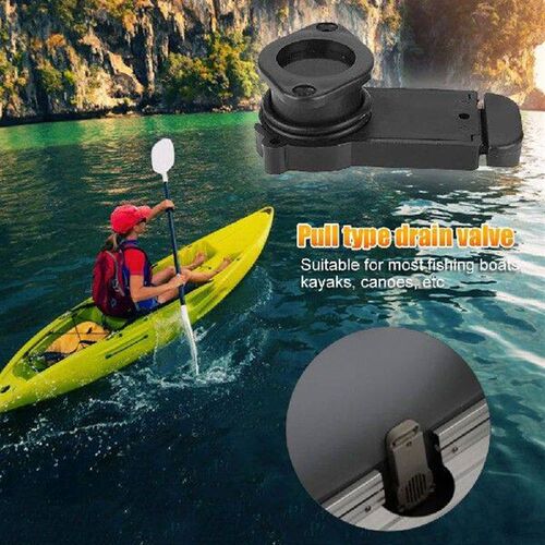 5-1pcs Boat Drain Valve Inflatable Boats Pull Out Scupper