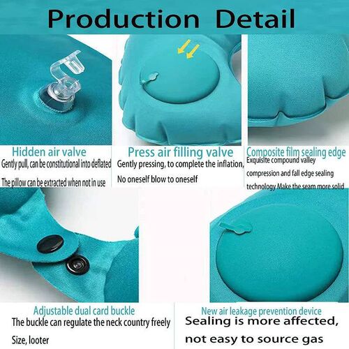 1pc Travel Pillows Airplanes Inflatable Super Light Portable