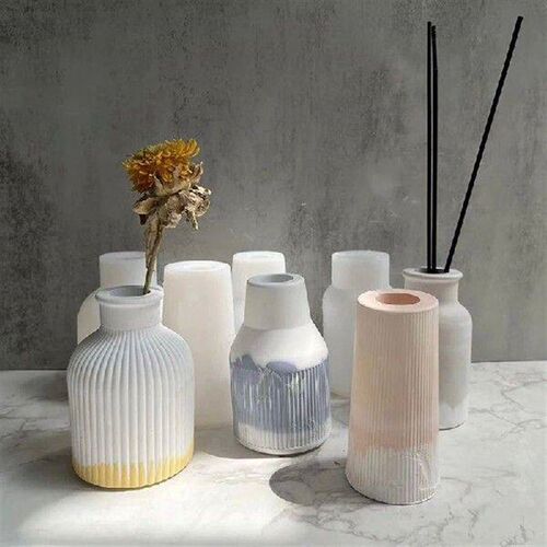 Home Crafts Planter Vases Silicone Molds for DIY Epoxy
